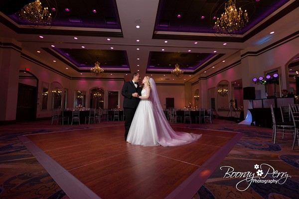 Cassie Fioretti's wedding in a ballroom in Orlando