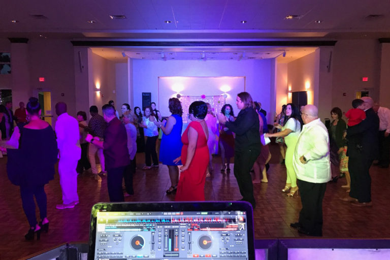 Wedding and Event DJ - crowd dancing at a sweet sixteen party